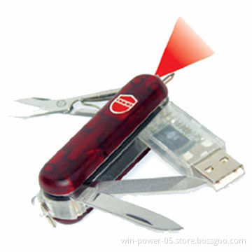 Multifunctional USB Flash Drives, Good Gifts, Public Favorite with Many Pruning Instrument